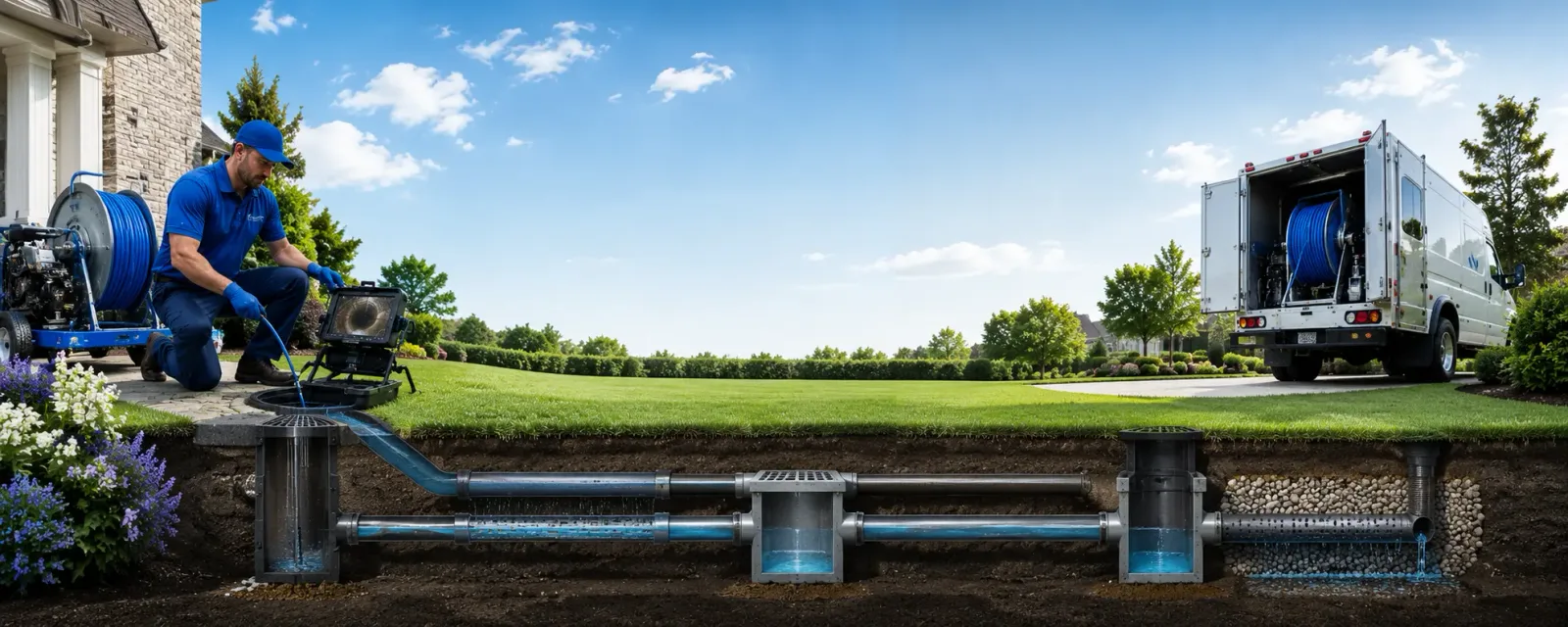 Outdoor drain cleaning information for Versailles, KY